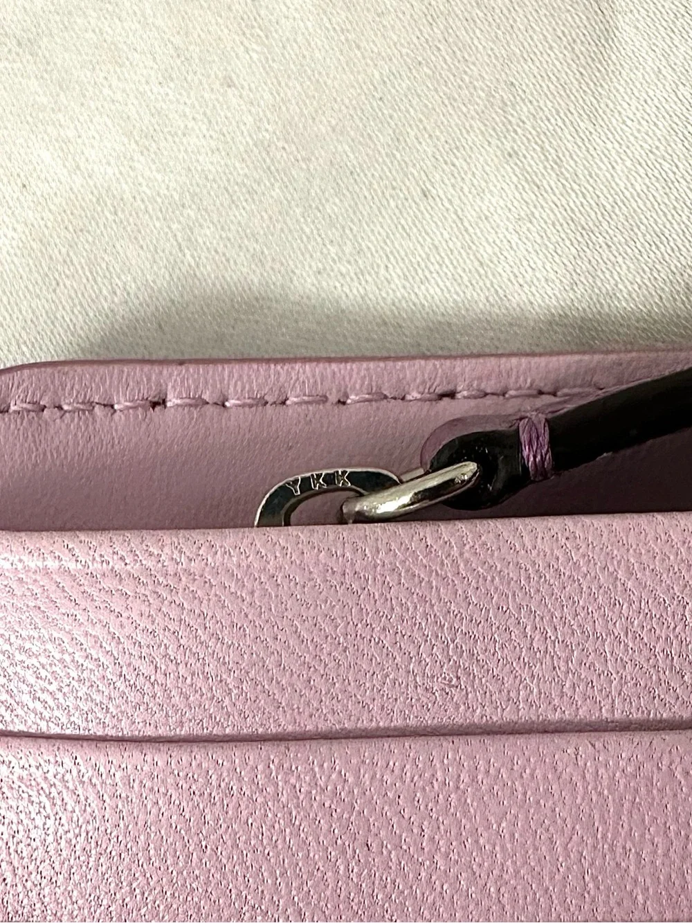 Coach Madison Op Art Slim Envelope Signature Logo Sateen Pleated 41985